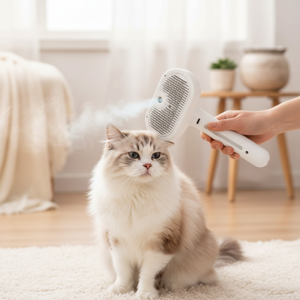 Steam Grooming Brush